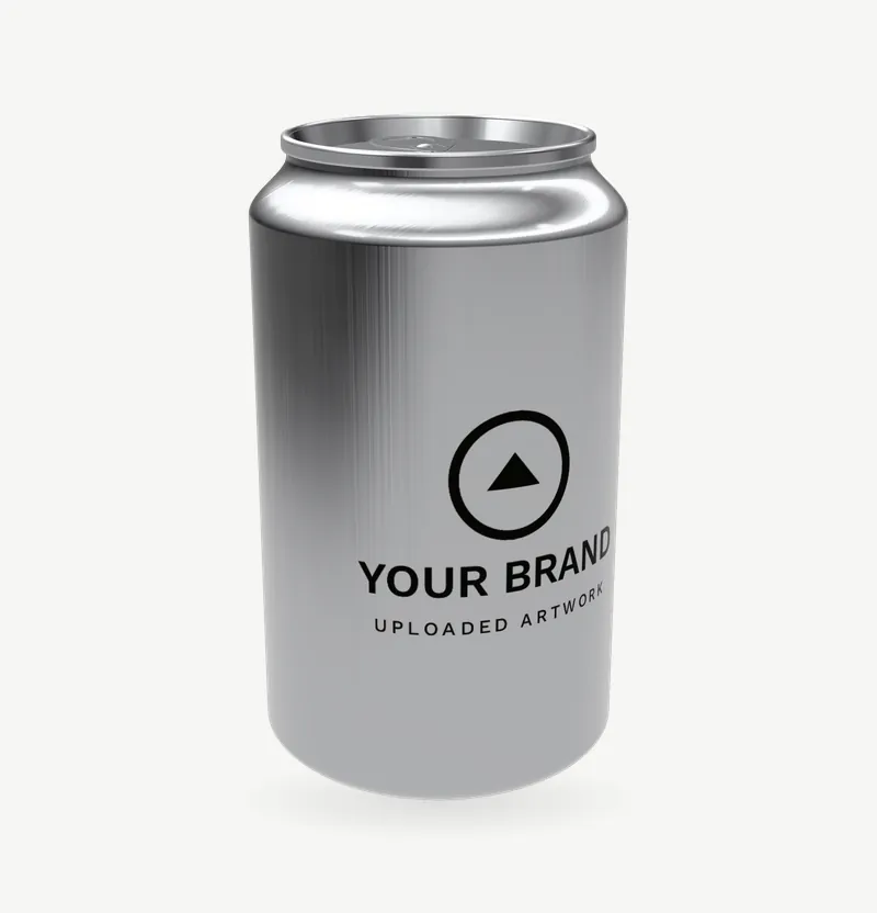 A standard 330 ml aluminium can with brand artwork