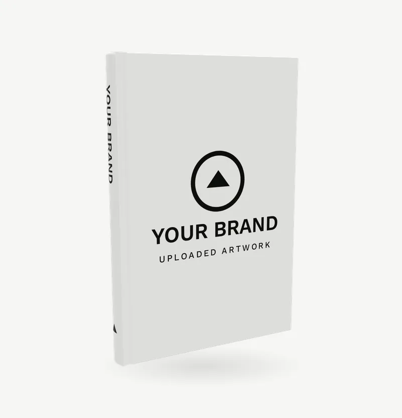 A Royal hardcover with a rounded spine and brand artwork